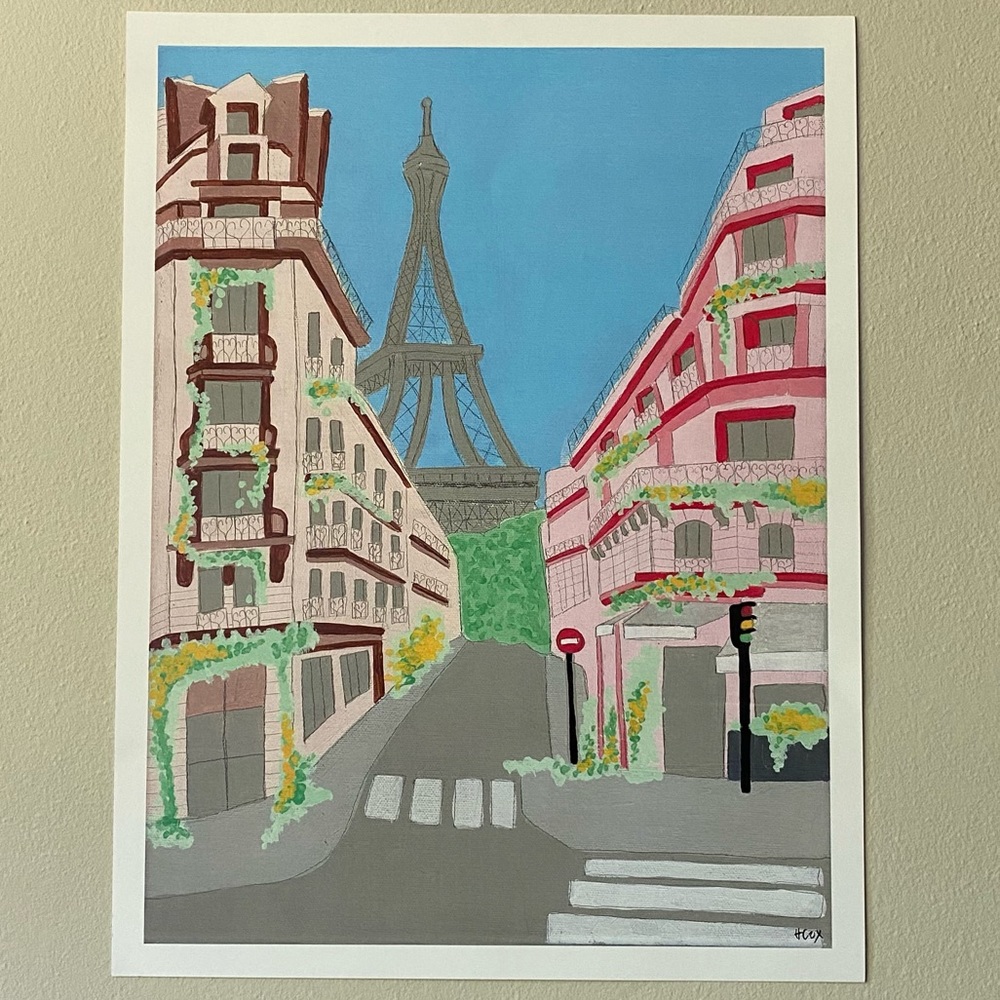 Square Rapp & Avenue Rapp Paris wall-hanging print - Picture 5 of 6
